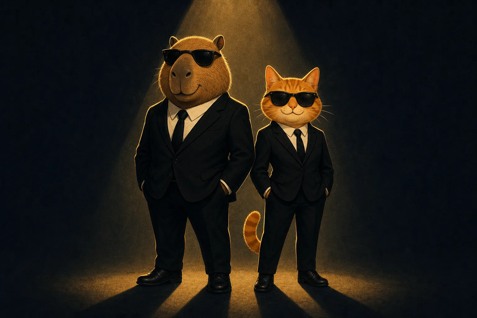 Agent Techybara and Agent Oyen